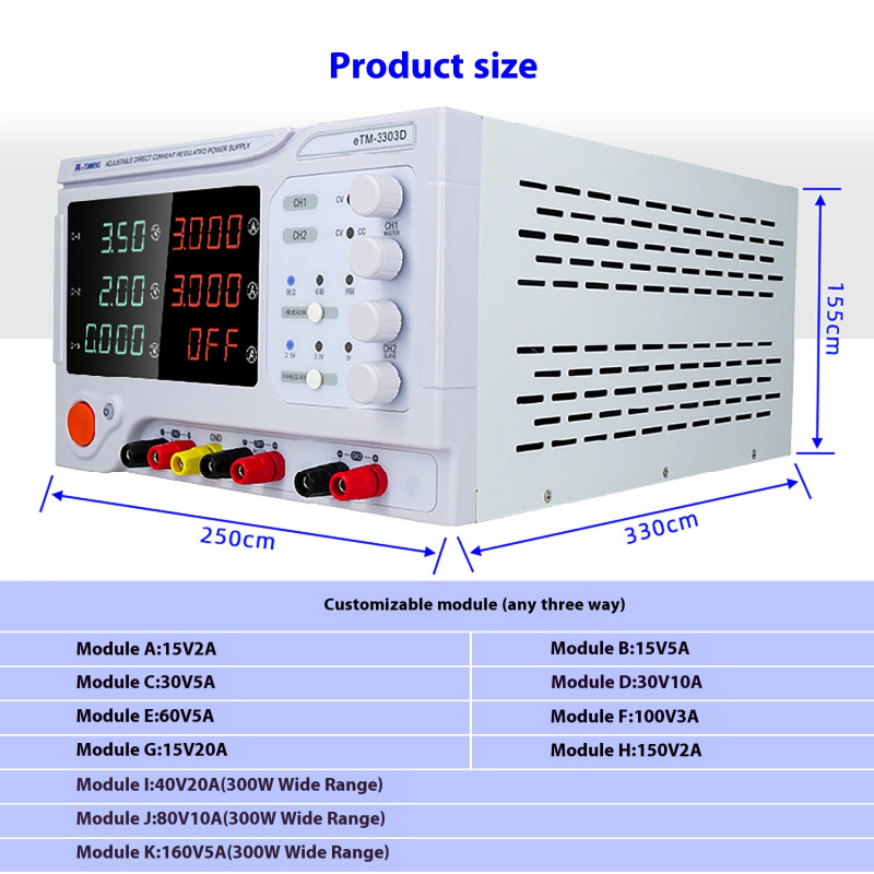 Desktop Linear Power Supply 4- - Dual Channel Linear Power Supply 30V 5A review and price