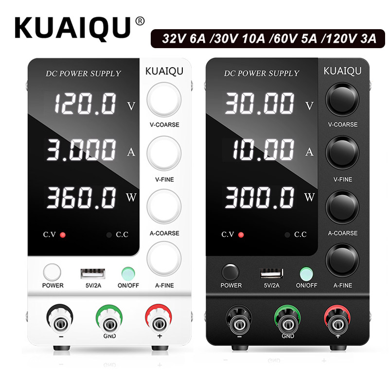 KUAIQU Lab DC Power Supply 30V - High Precision Adjustable Lab Power Supply 120V 3A review and price